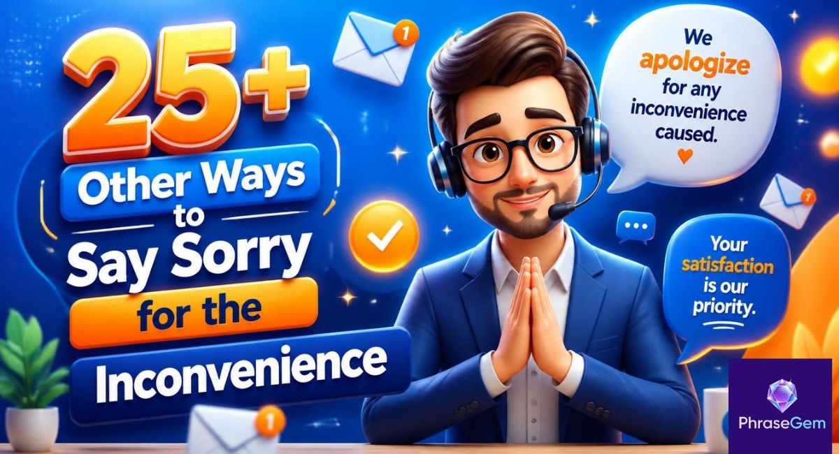 25+ Other Ways to Say "Sorry for the Inconvenience"