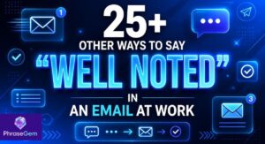 25+ Other Ways to Say “Well Noted” in an Email at Work