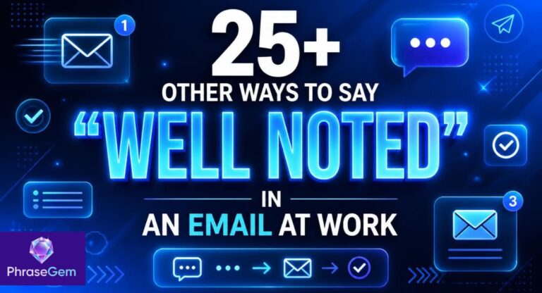 25+ Other Ways to Say “Well Noted” in an Email at Work