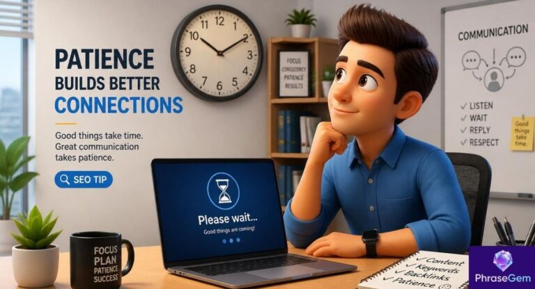 27+ Better Ways to Say “Please Be Patient” (With Examples)