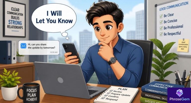 27+ Other Ways to Say “I Will Let You Know” (With Examples)