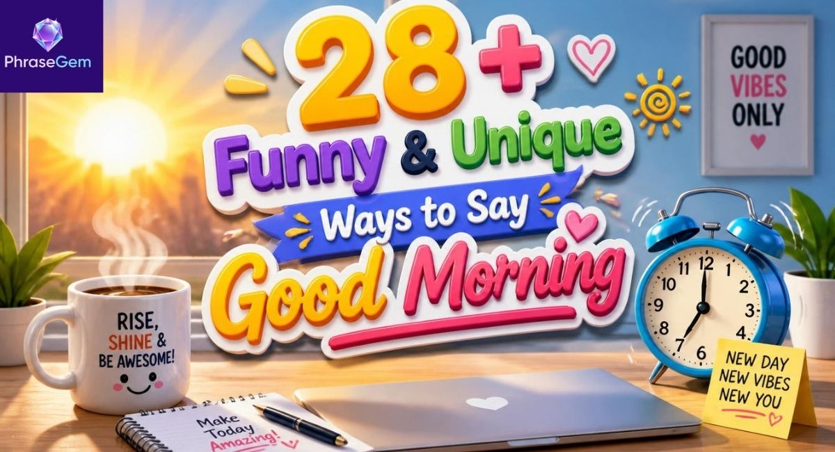 28+ Funny and Unique Ways to Say “Good Morning”