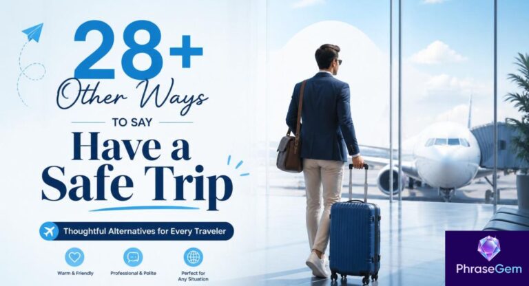 28+ Other Ways to Say “Have a Safe Trip” (With Examples)