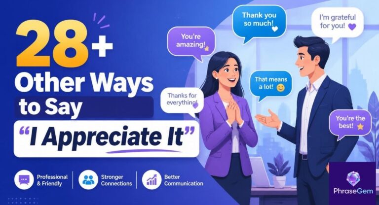 28+ Other Ways to Say “I Appreciate It” (With Examples & Usage)