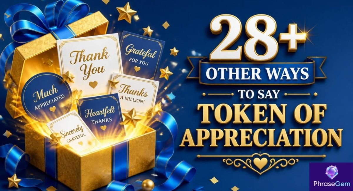 28+ Other Ways to Say “Token of Appreciation” (With Examples)