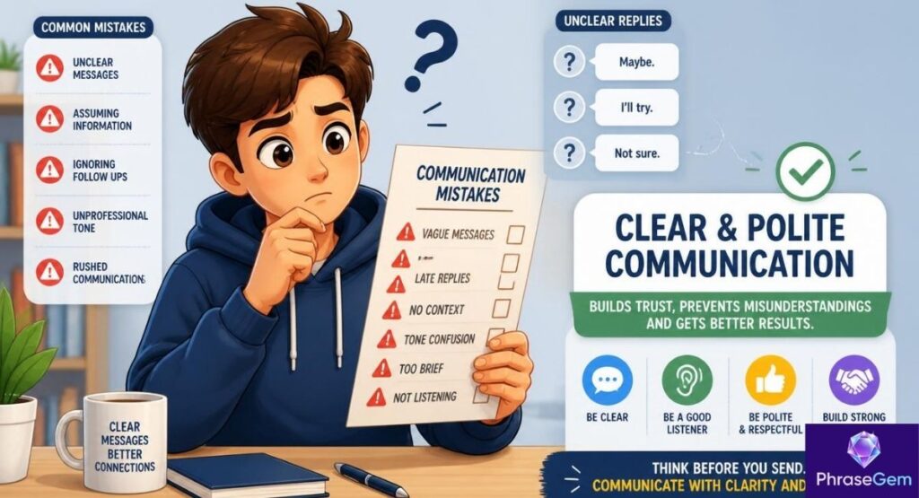 Common Mistakes to Avoid When Saying "I Will Let You Know"
