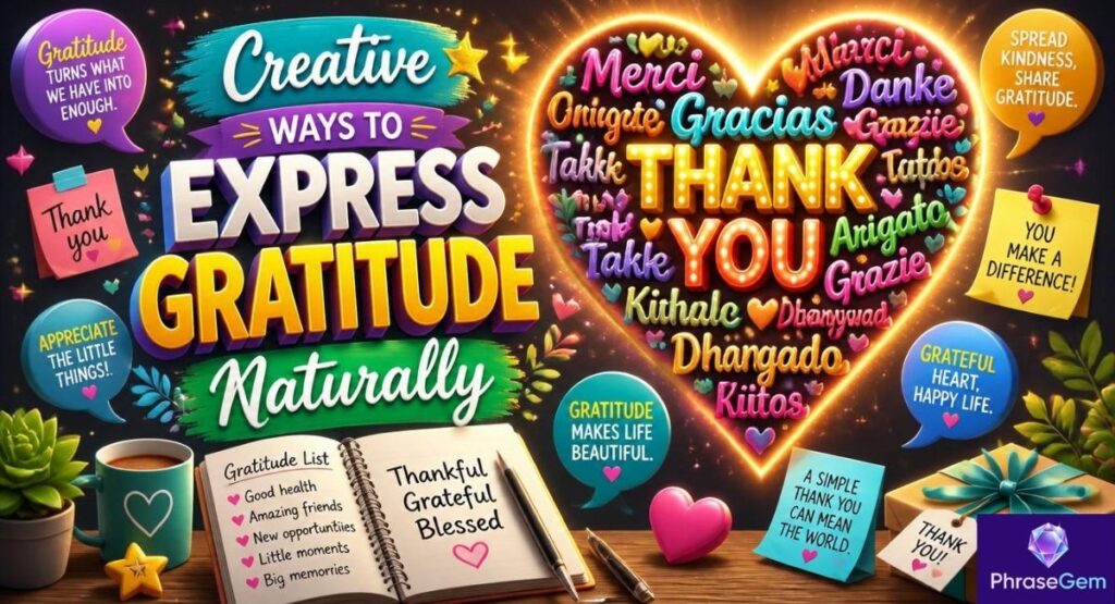 Creative Ways to Express Gratitude Naturally