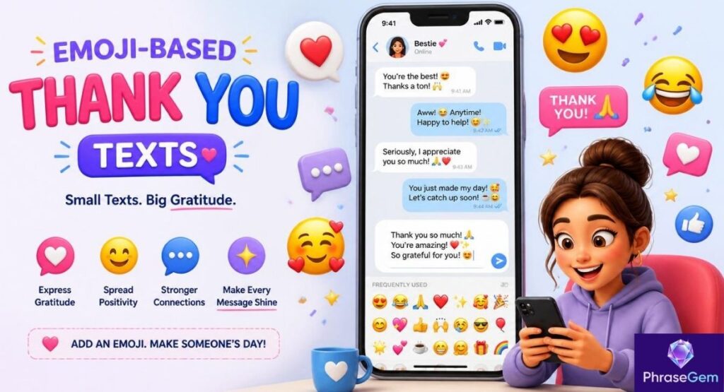 Emoji-Based Thank You Texts