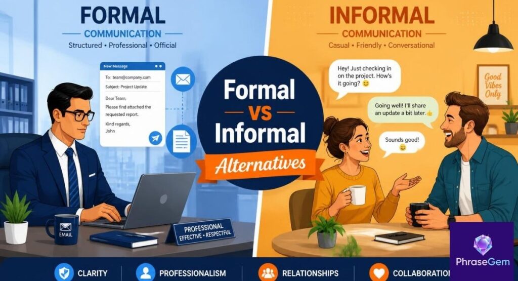Formal vs Informal Alternatives