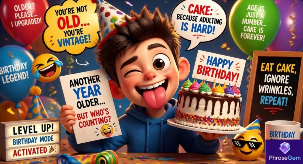 Funny Birthday Wishes Section