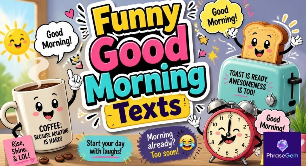 Bonus Section: Funny Good Morning Texts