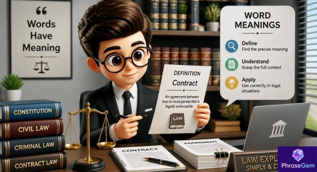 Legal Meaning and Usage