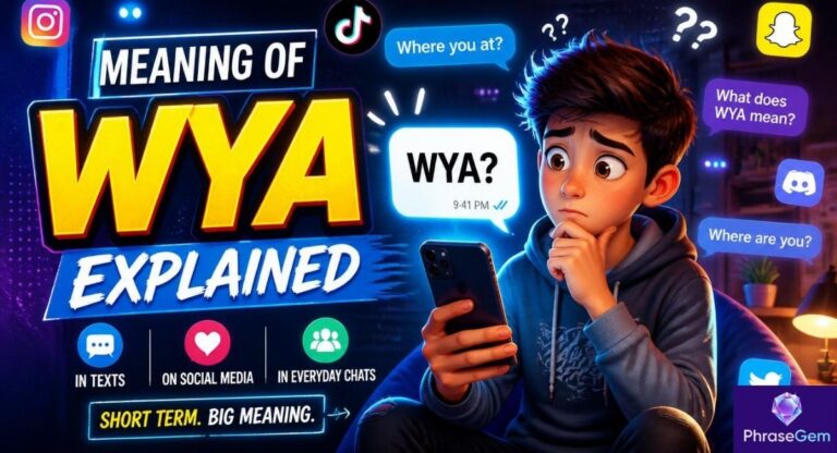 Meaning of WYA: What It Really Means in Texts, Social Media, and Everyday Chats
