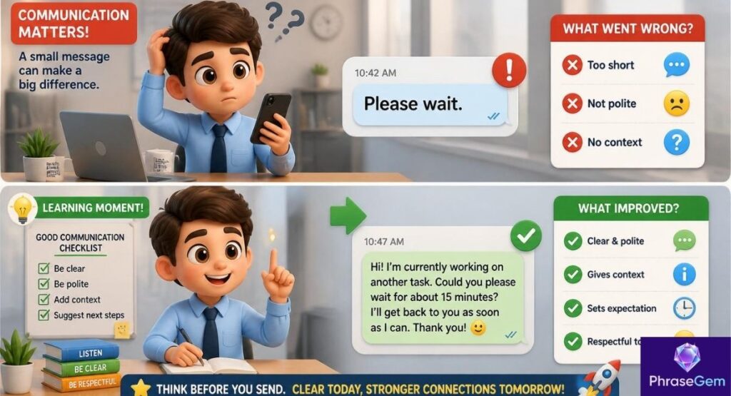 Mistakes to Avoid When Asking Someone to Wait