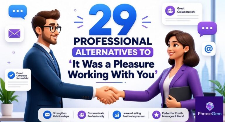 Other Ways to Say “It Was a Pleasure Working With You”: 29 Professional Alternatives