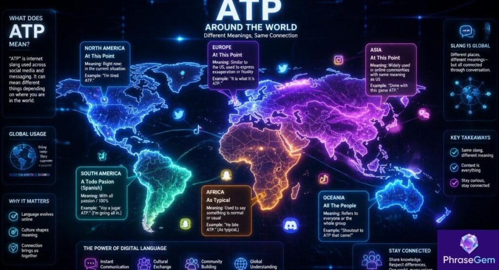 Regional & Cultural Usage of ATP