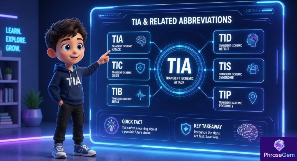 Variations & Related Types of TIA Usage